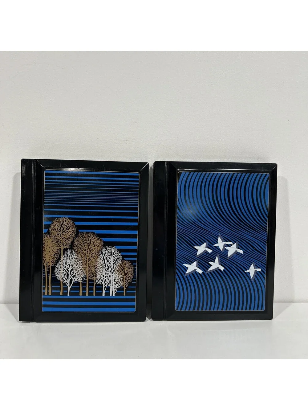 Vintage 1970s 1980s Lacquerware Photo Album Matching Set - Picture 1 of 5